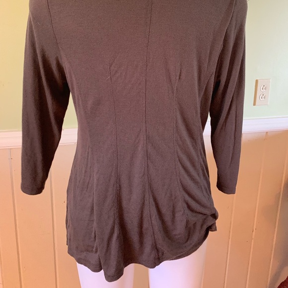 Coldwater Creek brown top - Picture 3 of 8